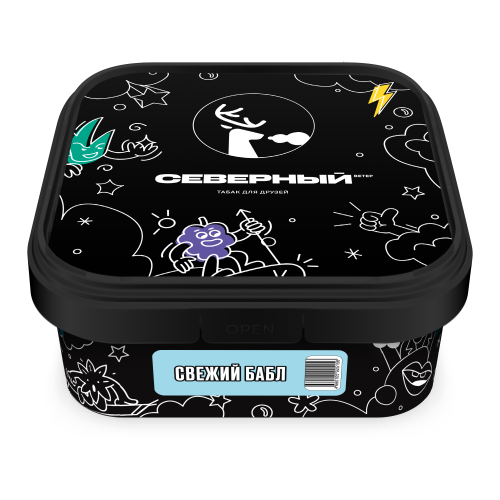 Табак Северный Свежий Бабл 200г Табак Северный Свежий Бабл 200г