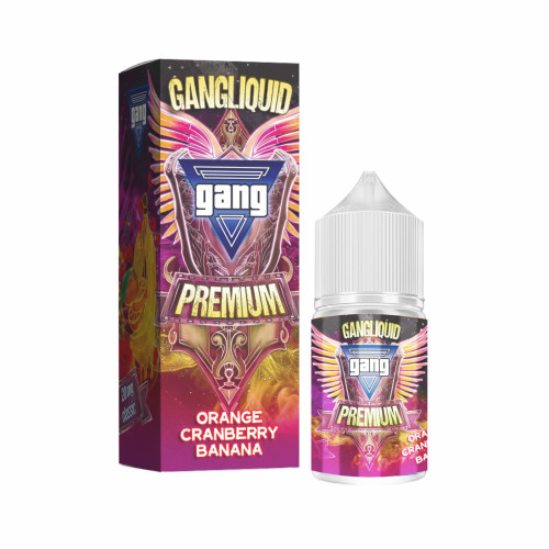 Жидкость Gang Premium 20мг Апельсин Клюква Банан 30мл
